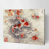 Painting by Numbers Fish Koi